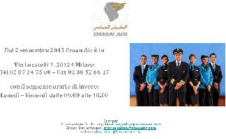 Immagine di sfondo della pagina Cambio indirizzo per Oman Air
