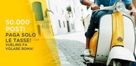 Immagine di sfondo della pagina Grande successo per la promozione "Vueling fa volare Roma""