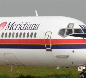 Immagine di sfondo della pagina ​Meridiana vola al 95% di puntualità