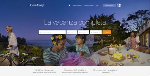 Immagine di sfondo della pagina Dieci anni per Homeaway. La domanda italiana a  +30%