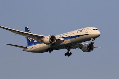 Immagine di sfondo della pagina All Nippon Airways, il B787-9 debutta sulle rotte internazionali