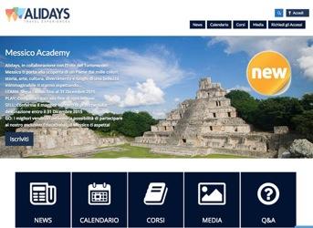 Immagine di sfondo della pagina Alidays presenta la “Messico Academy”