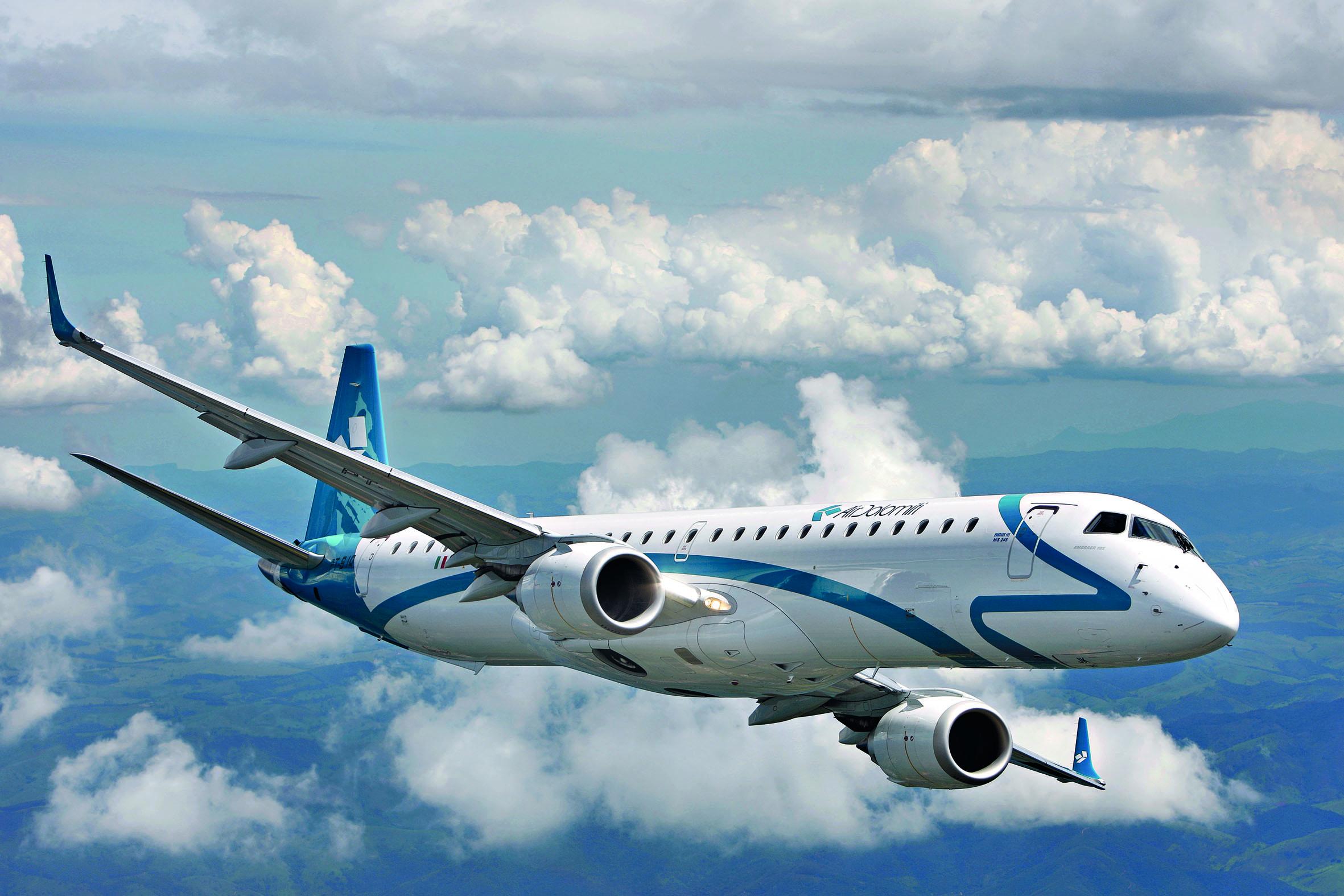 Immagine di sfondo della pagina Inflight Entertainment su Air Dolomiti