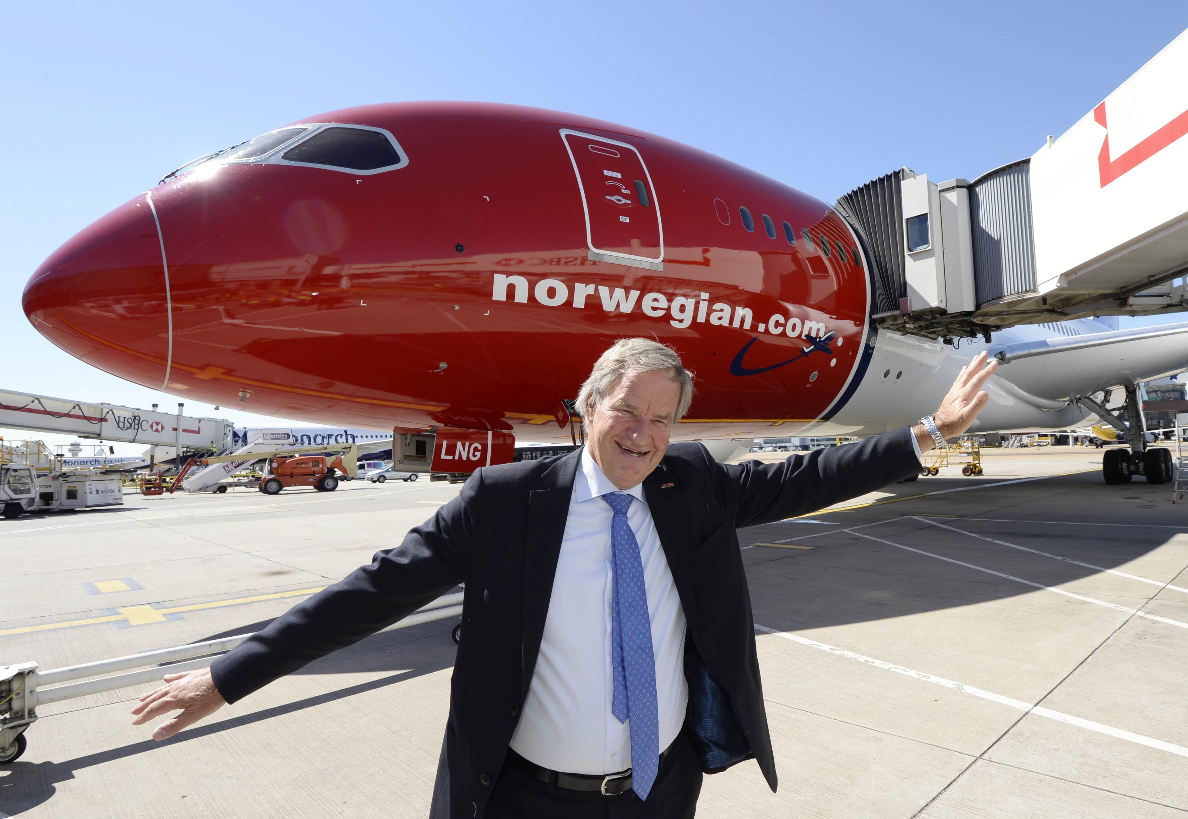 Immagine di sfondo della pagina Norwegian: Usa low cost da Roma