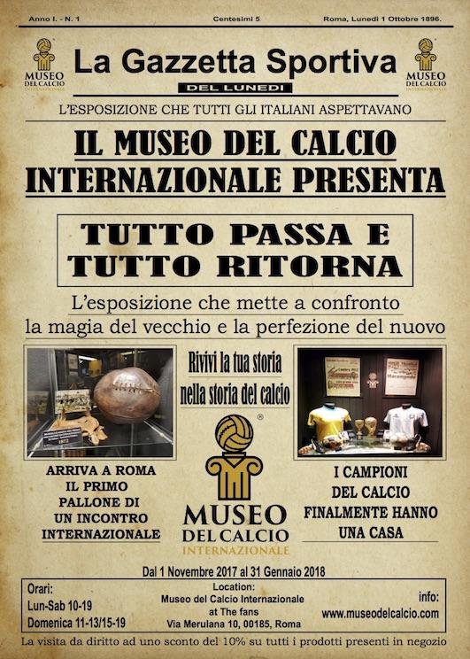 Immagine di sfondo della pagina Roma, la magia del Museo del Calcio