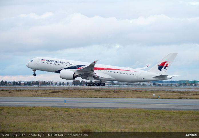 Immagine di sfondo della pagina Malaysia Airlines riceve il primo Airbus A350 XWB