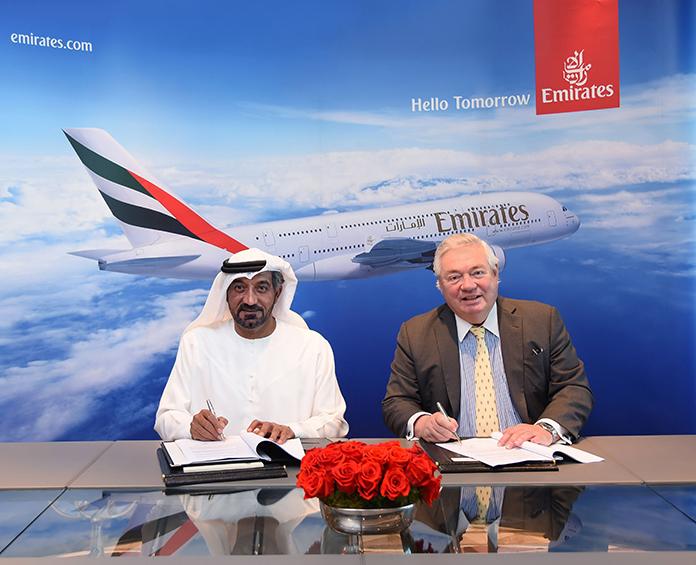 Immagine di sfondo della pagina Cresce la flotta di Emirates