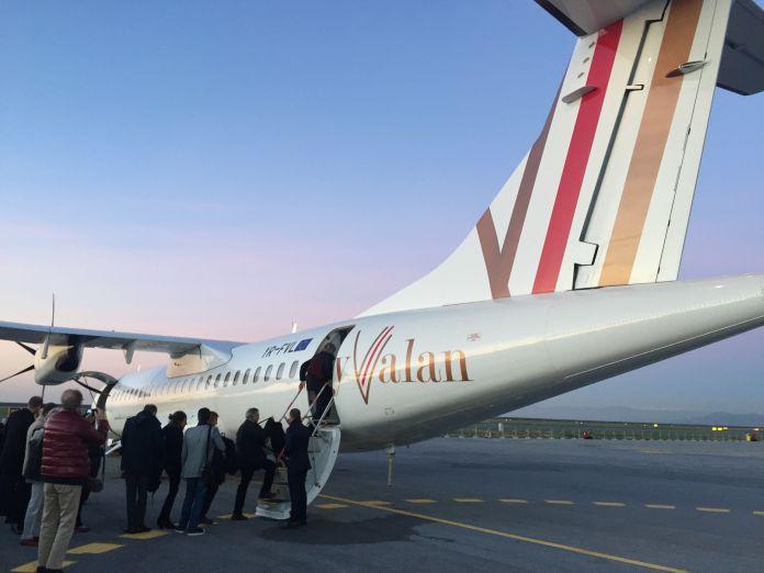 Immagine di sfondo della pagina Fly Valan, primo volo Genova-Trieste