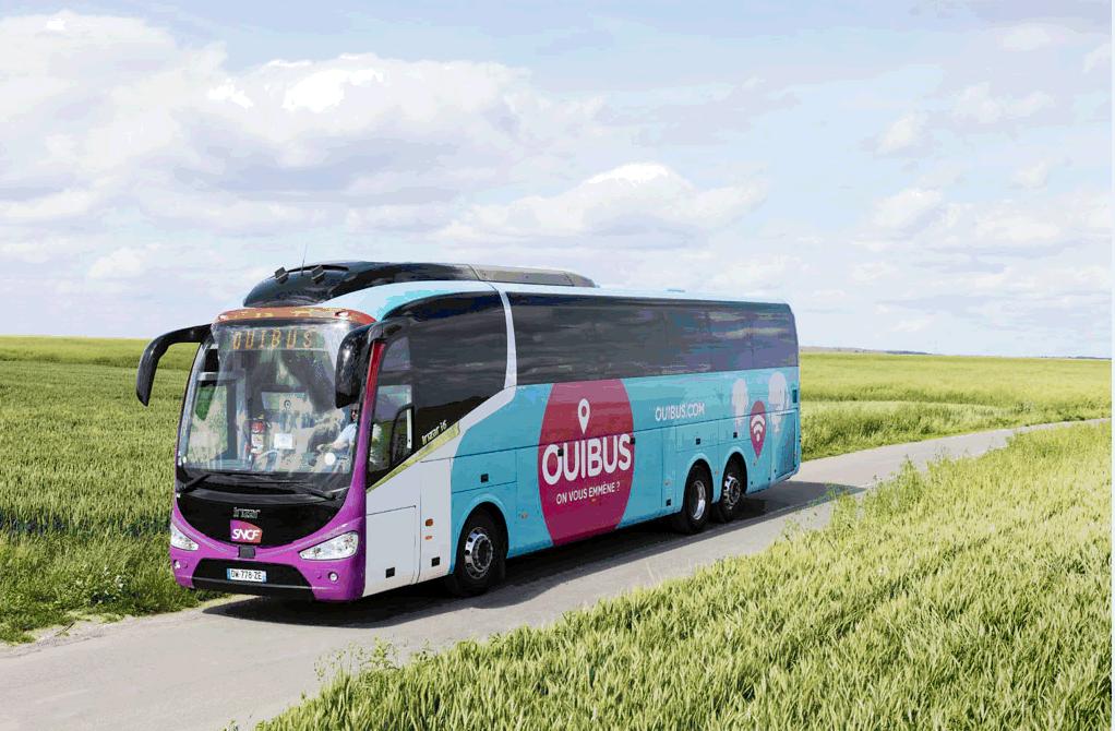 Immagine di sfondo della pagina Bus, con Ouibus nasce la Fab4 Europea