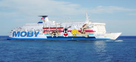 Immagine di sfondo della pagina Moby: al via da oggi la linea Genova-Bastia