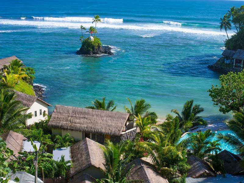 Immagine di sfondo della pagina Alidays, new entry Isole Samoa