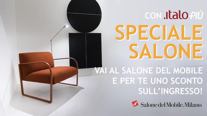 Immagine di sfondo della pagina Italo, sconti per Salone Internazionale del Mobile