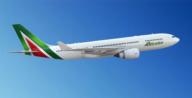 Immagine di sfondo della pagina Tre offerte per Alitalia
