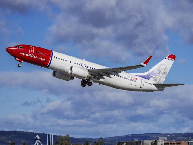 Immagine di sfondo della pagina Norwegian, da ottobre due nuove rotte da Roma