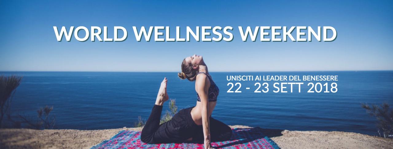 Immagine di sfondo della pagina World Wellness Weekend, due giorni di benessere 
