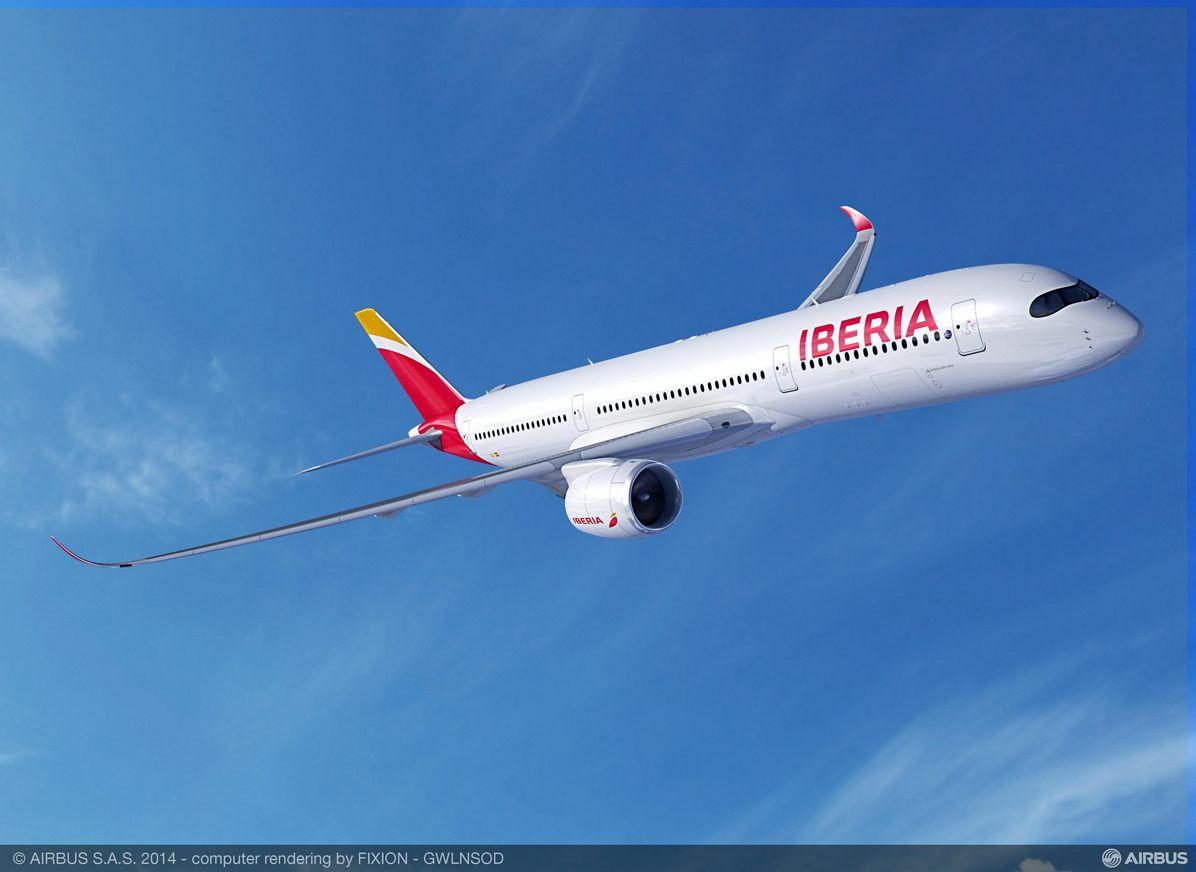 Immagine di sfondo della pagina Iberia, in arrivo il primo Airbus A350-900