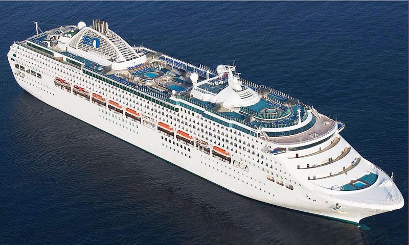 Immagine di sfondo della pagina Princess Cruises, nuovo look per Sun Princess