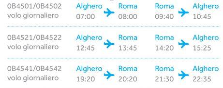 Immagine di sfondo della pagina Blue Air, 3 voli giornalieri Alghero-Roma