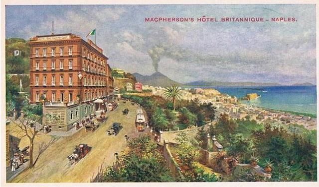 Immagine di sfondo della pagina Hotel Britannique, prima volta di Hilton a Napoli