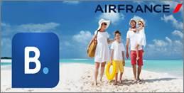 Immagine di sfondo della pagina Air France e Booking.com: nuova partnership