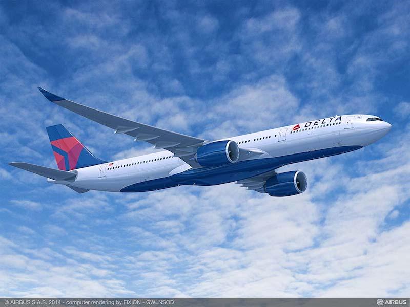 Immagine di sfondo della pagina Delta Air Lines ordina 10 ulteriori Airbus A330-900