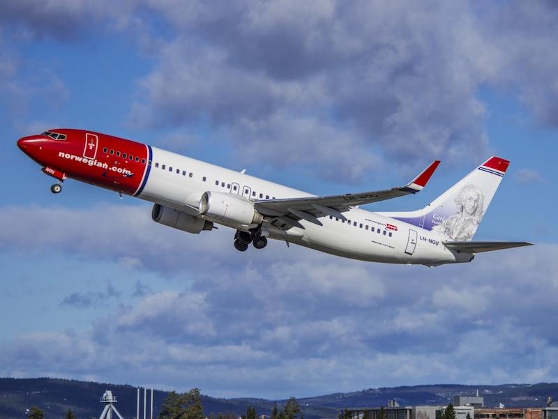 Immagine di sfondo della pagina Norwegian, nuovo volo da Roma Fco su Boston