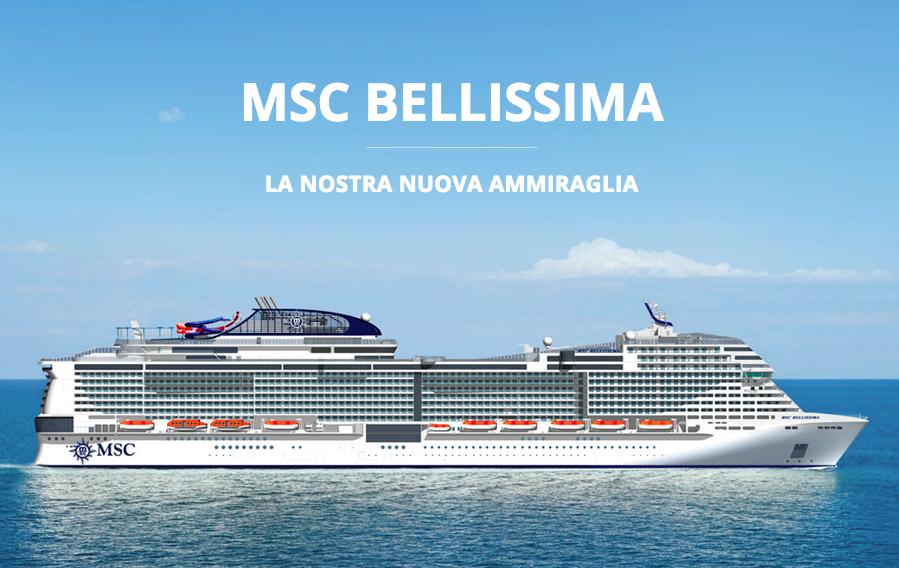 Immagine di sfondo della pagina MSC prepara la grande festa per Bellissima 