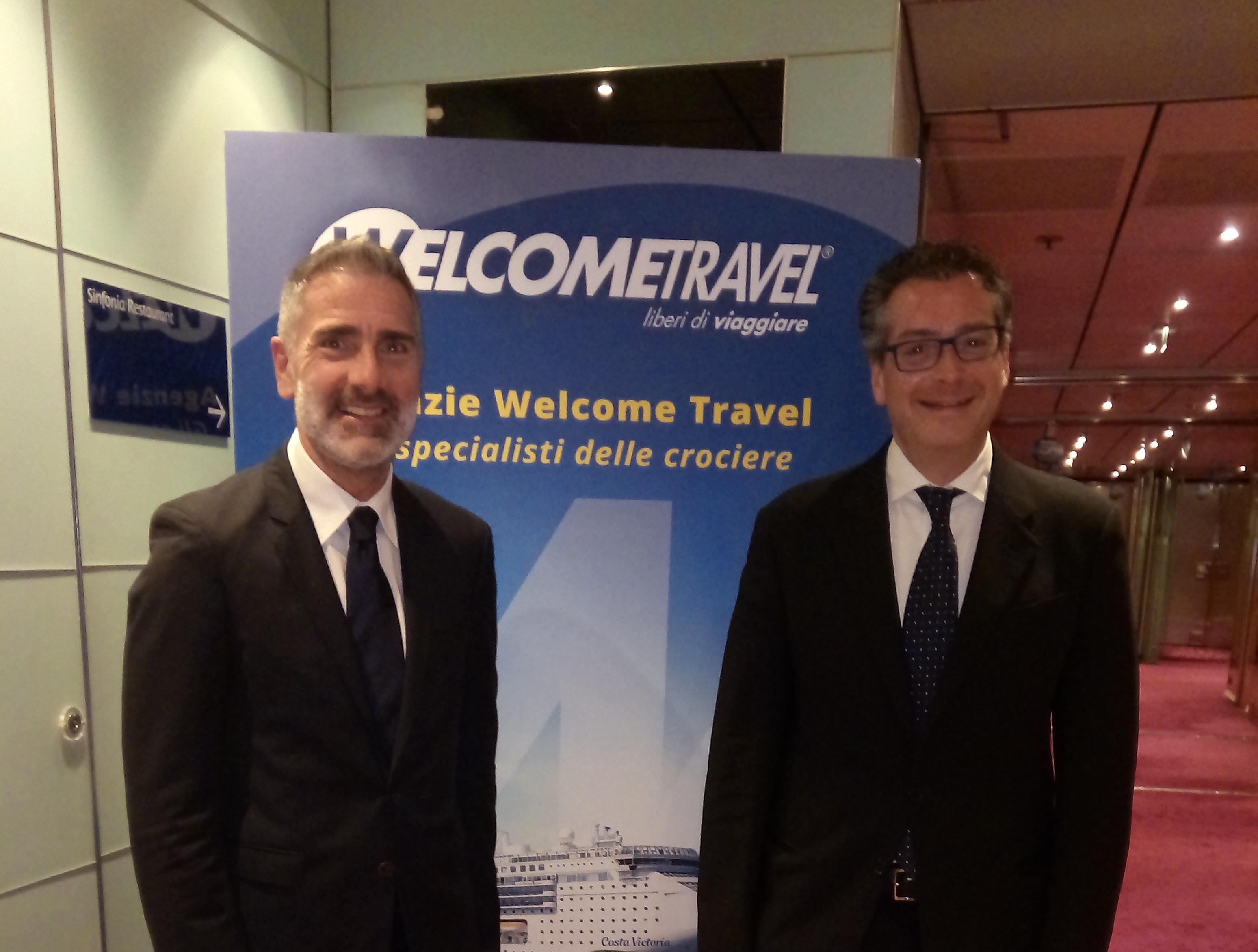 Immagine di sfondo della pagina Welcome Travel, WE Cruise con Costa Crociere