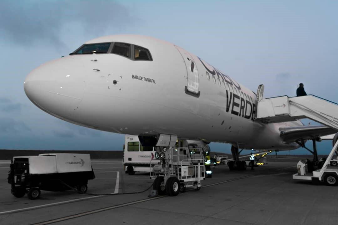Immagine di sfondo della pagina Cabo Verde Airlines, II° aereo con nuova livrea