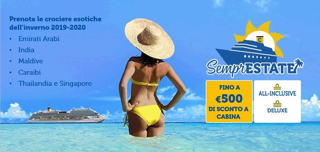 Immagine di sfondo della pagina Cresce il  Fly&Cruise di Costa Crociere