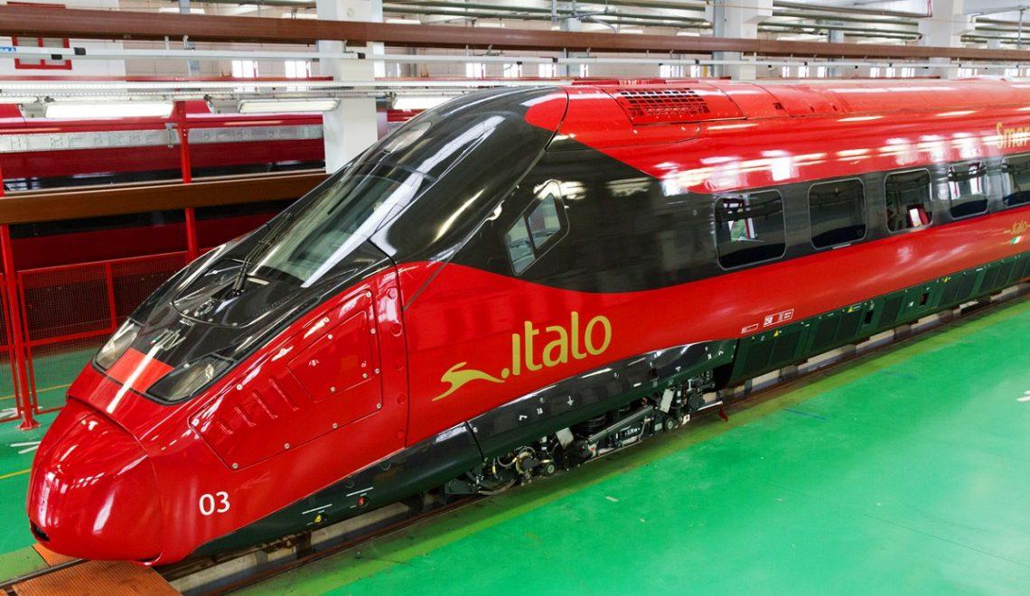 Immagine di sfondo della pagina Italo, nuovi collegamenti Roma-Milano
