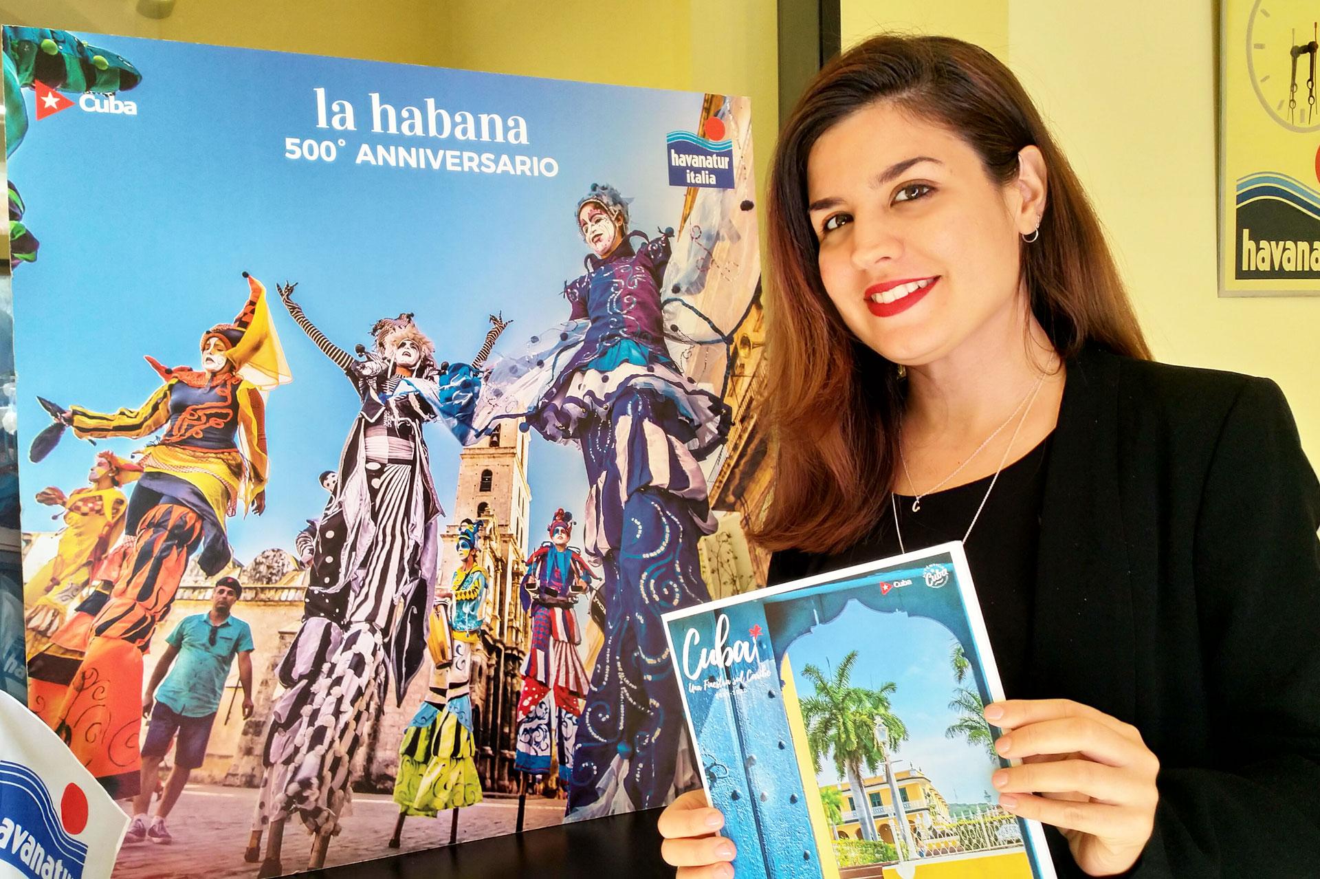 Immagine di sfondo della pagina Nuovo catalogo per Havanatur Italia