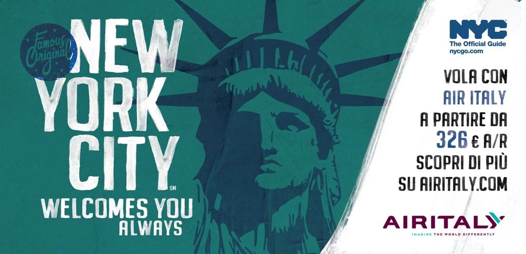 Immagine di sfondo della pagina Nuova campagna in Italia per NYC & Company