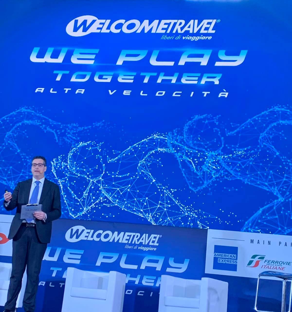 Immagine di sfondo della pagina Welcome Travel, un triennio di successi