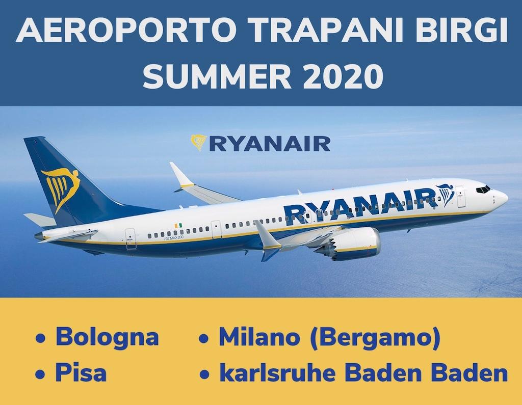 Immagine di sfondo della pagina Ryanair cresce a Trapani