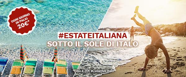 Immagine di sfondo della pagina Estate italiana, il nuovo concorso di Italo