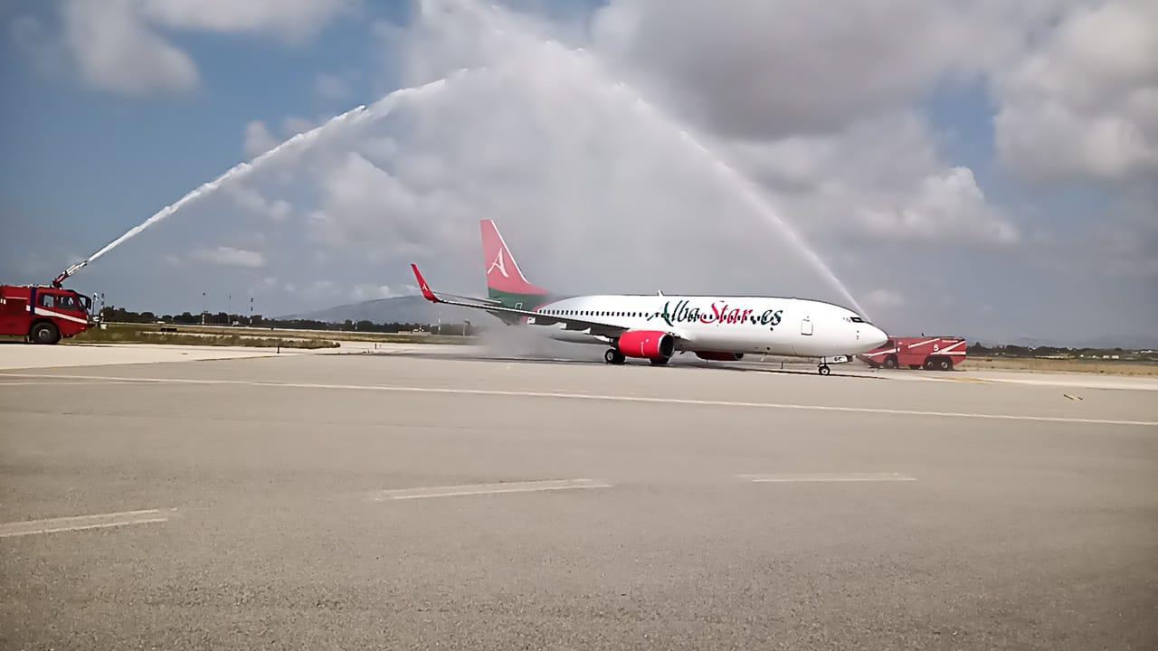 Immagine di sfondo della pagina AlbaStar, primo volo a Trapani