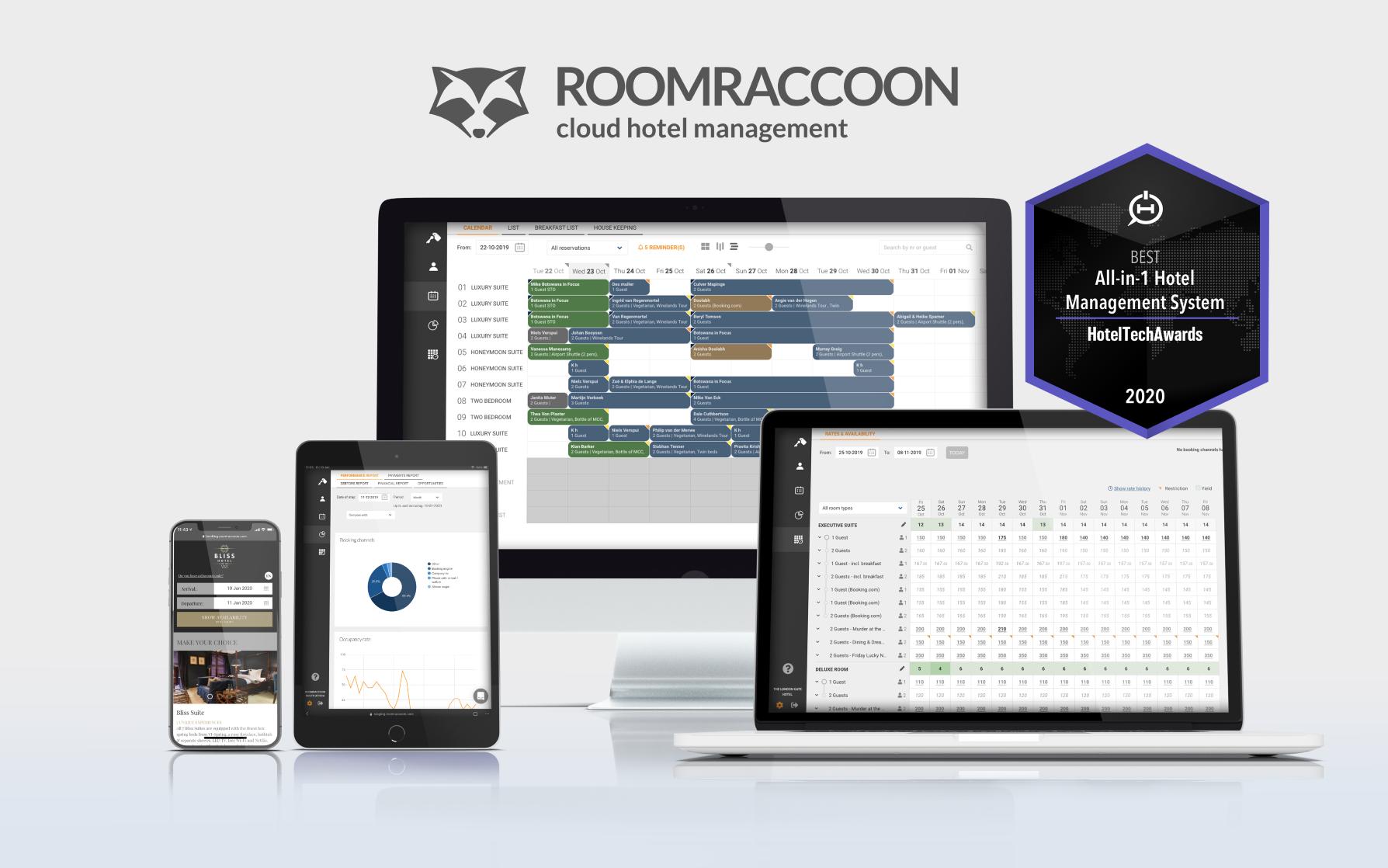 Immagine di sfondo della pagina RoomRaccoon punta sul mercato italiano