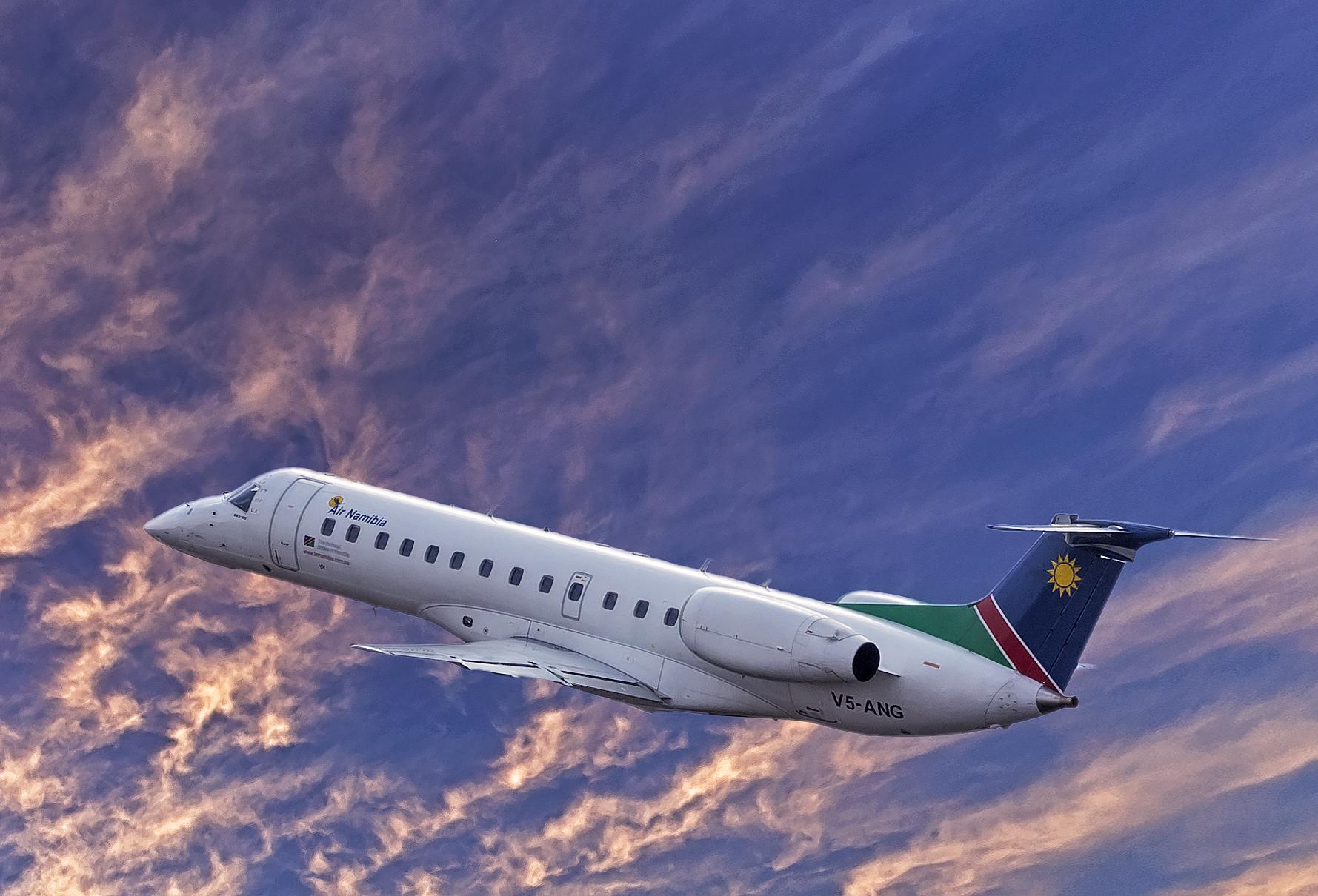 Immagine di sfondo della pagina Air Namibia, voli tra Ondangwa e Walvis 