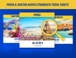 Immagine di sfondo della pagina Nuovo Fare Finder sul sito di Ryanair
