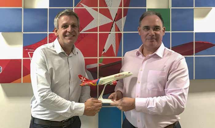 Immagine di sfondo della pagina Air Malta, Discover the World partner commerciale