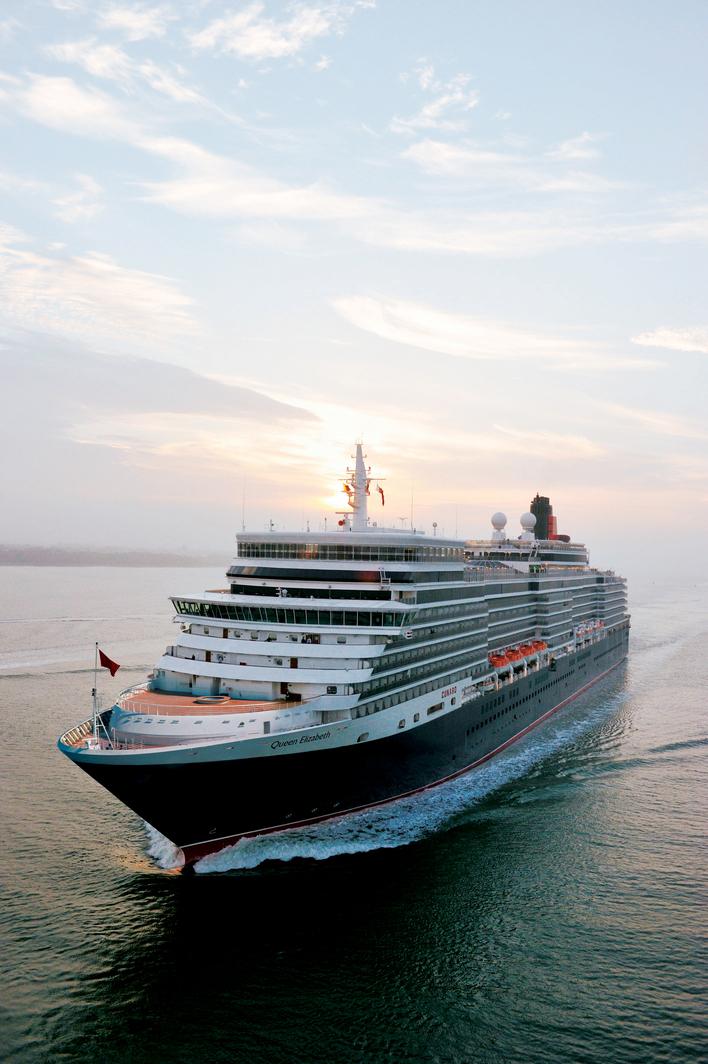Immagine di sfondo della pagina Cunard riparte: nuovi itinerari in autunno