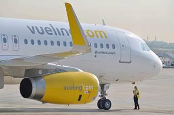 Immagine di sfondo della pagina Vueling, nuovo volo Roma-Tolosa