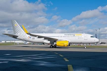 Immagine di sfondo della pagina Vueling, decolla il primo volo Genova-Parigi Orly