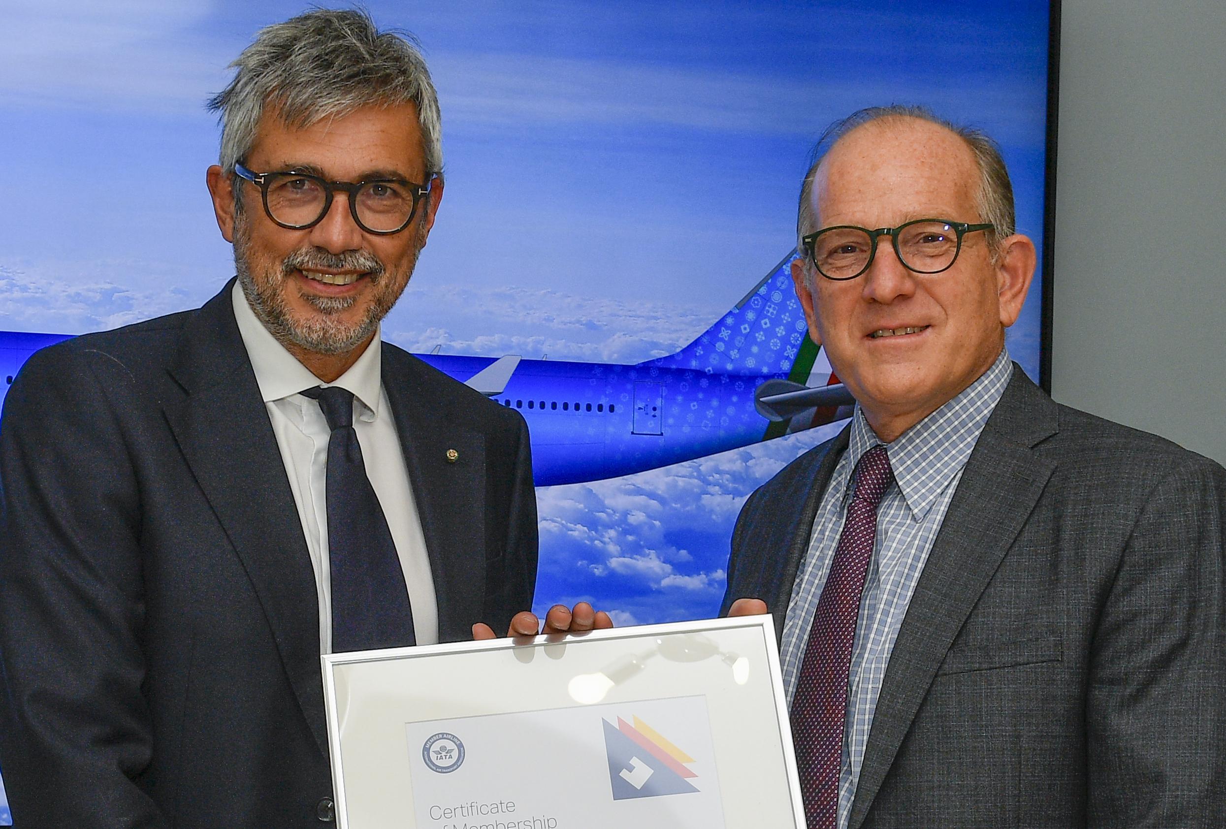 Immagine di sfondo della pagina ITA Airways entra ufficialmente in IATA 