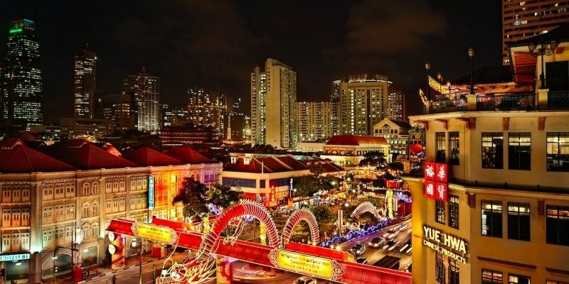 Immagine di sfondo della pagina Singapore festeggia l'anno della Tigre