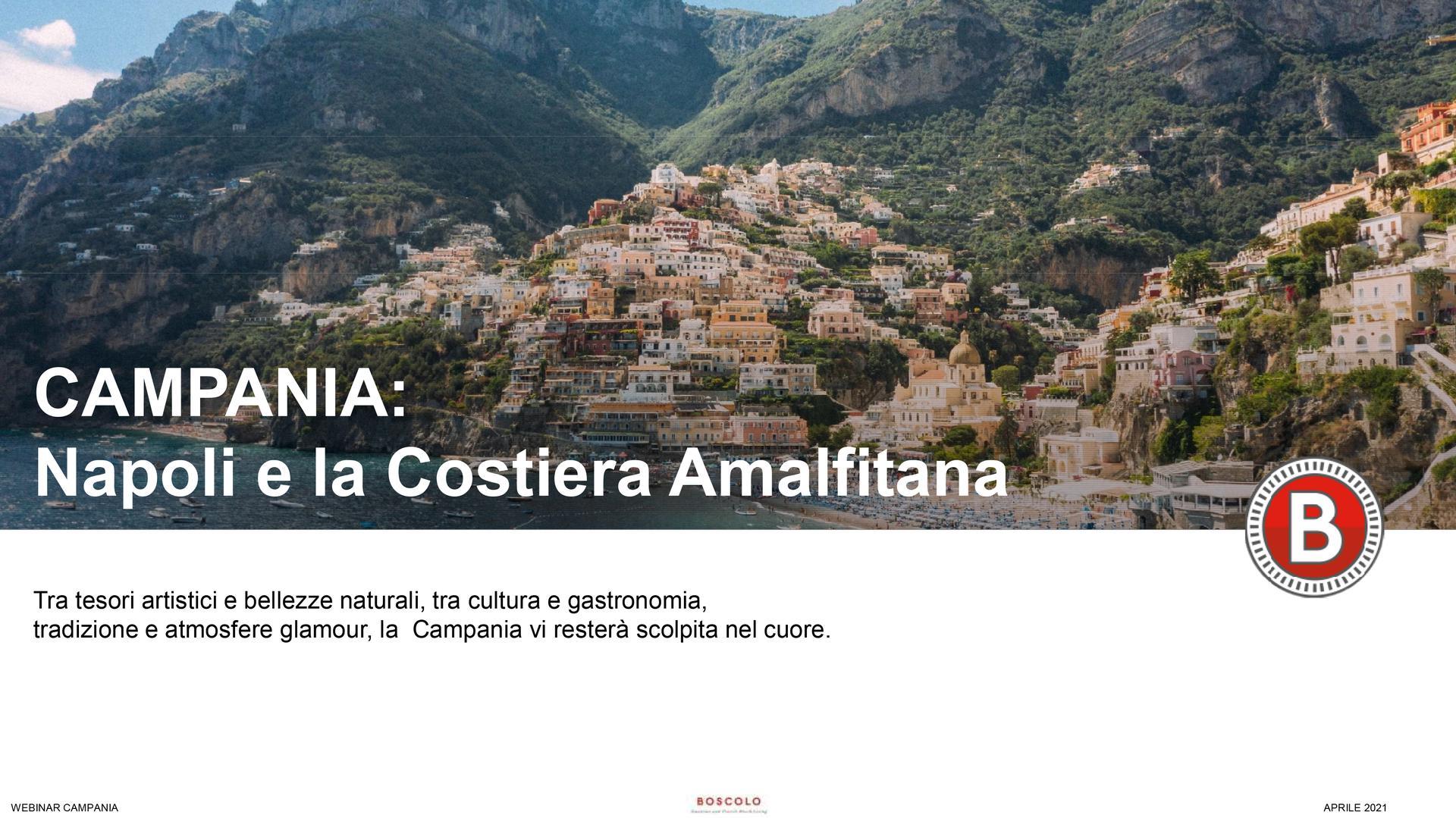 Immagine di sfondo della pagina Boscolo Tours: la Costiera Amalfitana in un webinar