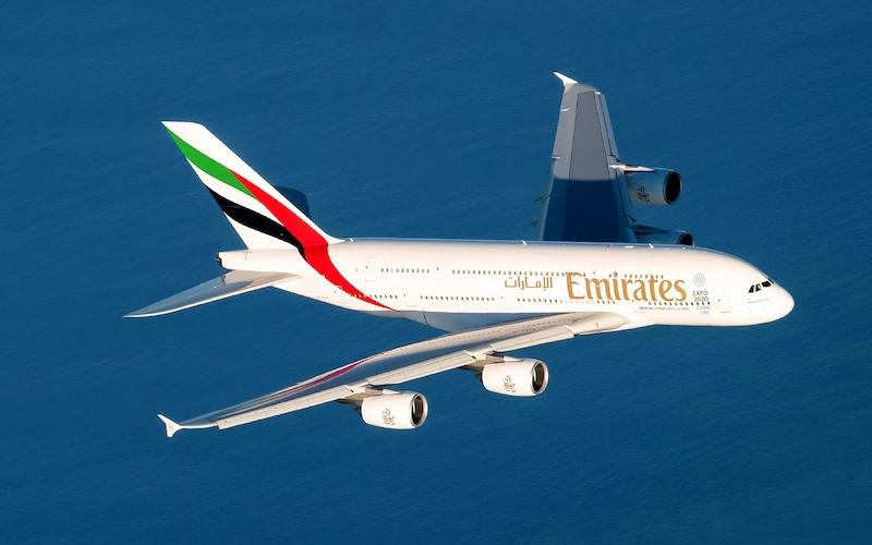 Immagine di sfondo della pagina Emirates, 2° volo daily con A380 per Sydney