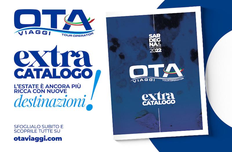 Immagine di sfondo della pagina Ota Viaggi, nuove strutture Extra Catalogo 