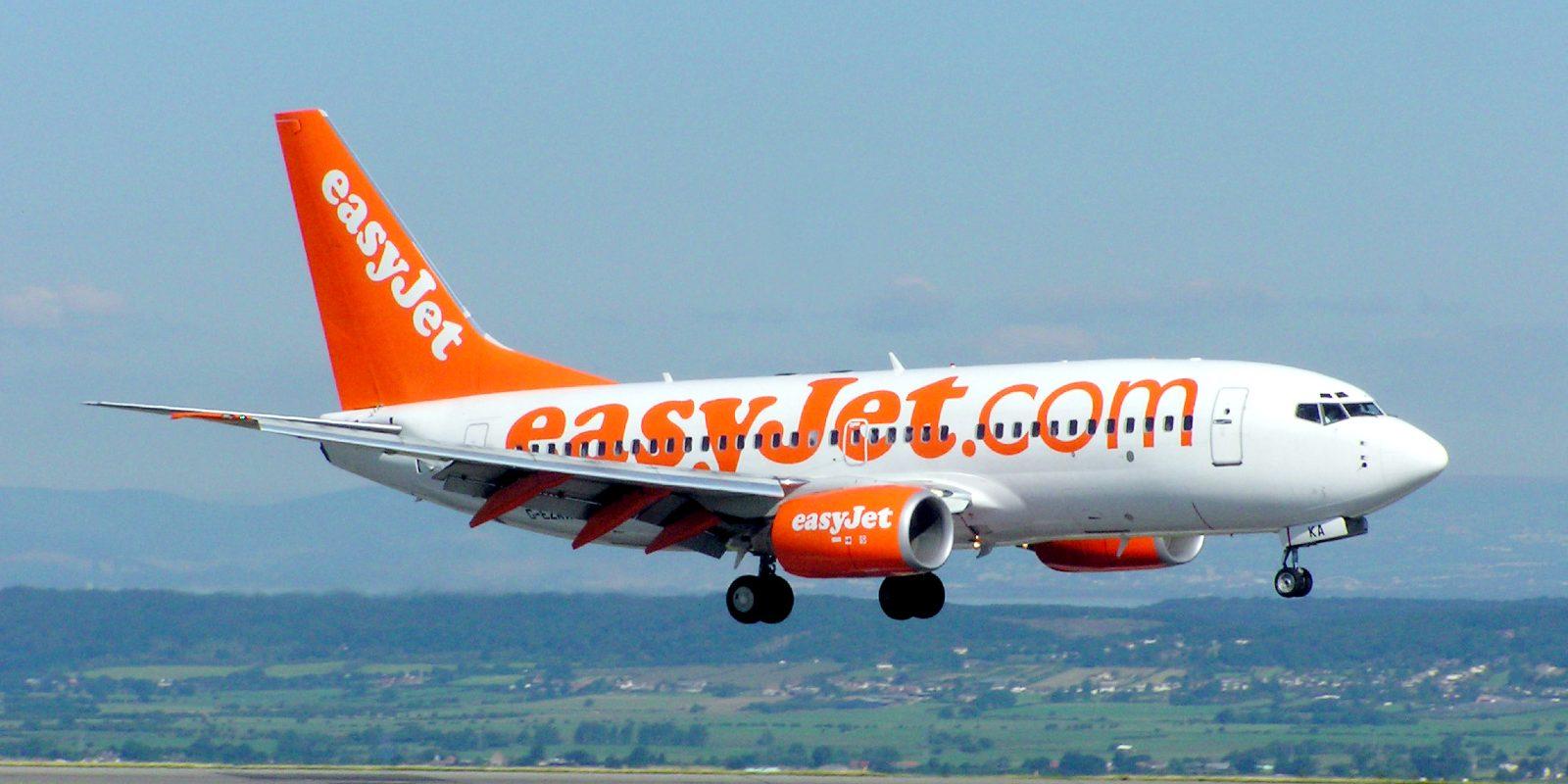 Immagine di sfondo della pagina easyJet, nuovi sconti dall'Italia